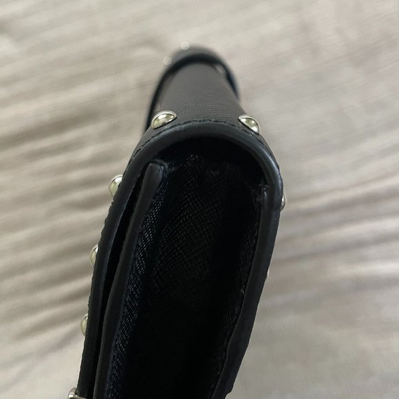 Prada Saffiano Black Leather Oversized Cluch 2VF008 - Picture 8 of 15